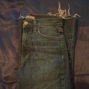 Joe's high wasted dark wash long jeans flare